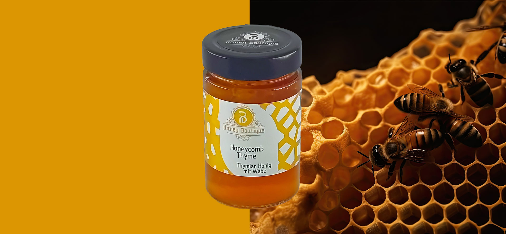 Thyme Honey with Wax